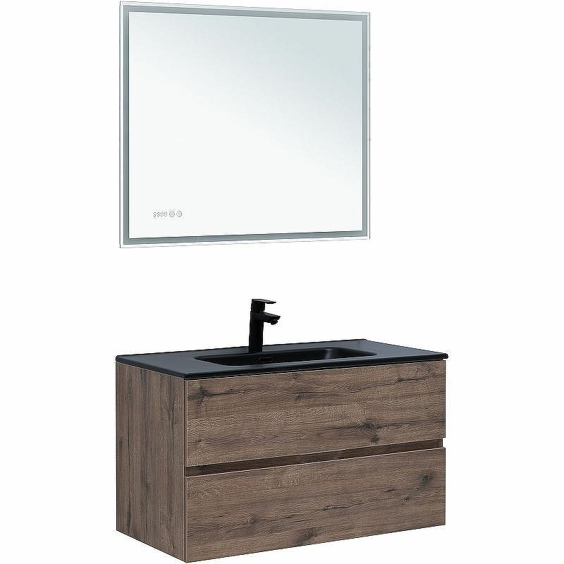 Тумба под раковину Aquanet Алвита New 90 334187 подвесная Дуб веллингтон табак, купить, цена, заказать, магазин, доставка, скидка, промокод, купить, цена, заказать, магазин, доставка, скидка, промокод