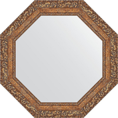Зеркало Evoform Octagon 65х65 BY 3773 в багетной раме - Виньетка бронзовая 85