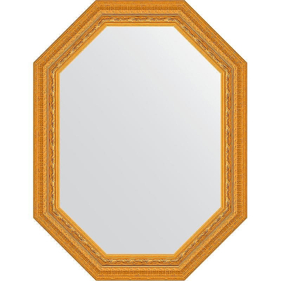Зеркало Evoform Octagon 64x84 BY 7135 в багетной раме - Сусальное золото 80