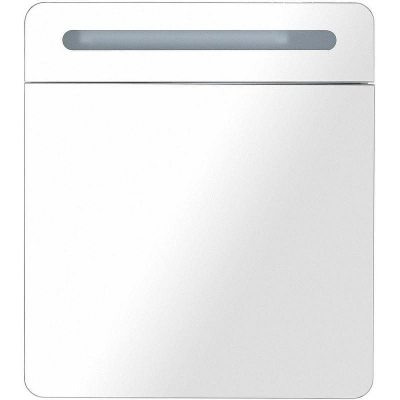 Зеркальный шкаф Aquanet Лукка 70 178955 с подсветкой Белый глянцевый