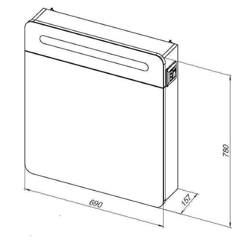 Зеркальный шкаф Aquanet Лукка 70 178955 с подсветкой Белый глянцевый, купить, цена, заказать, магазин, доставка, скидка, промокод, купить, цена, заказать, магазин, доставка, скидка, промокод
