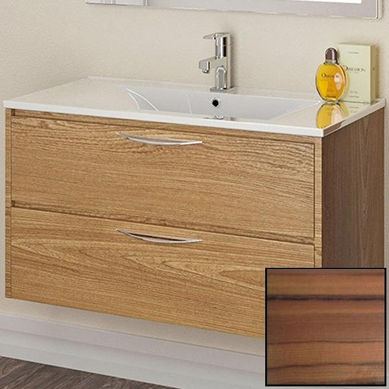 Тумба с раковиной SanVit Мэри-2 90 L kmery902 с фактурой под дерево подвесная Зебрано, купить, цена, заказать, магазин, доставка, скидка, промокод, купить, цена, заказать, магазин, доставка, скидка, промокод