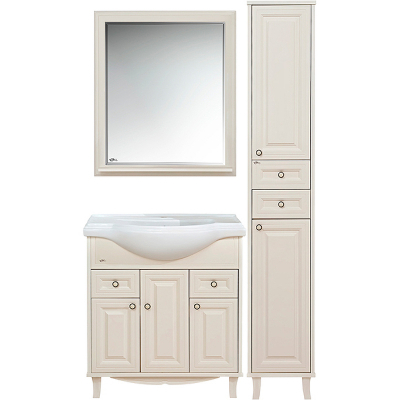 Шкаф пенал Misty Шармель 35 R Л-Шрм05035-5812ЯП Бежевый