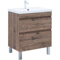 Тумба под раковину Aquanet Нота New 75 344142 Дуб веллингтон табак, купить, цена, заказать, магазин, доставка, скидка, промокод, купить, цена, заказать, магазин, доставка, скидка, промокод