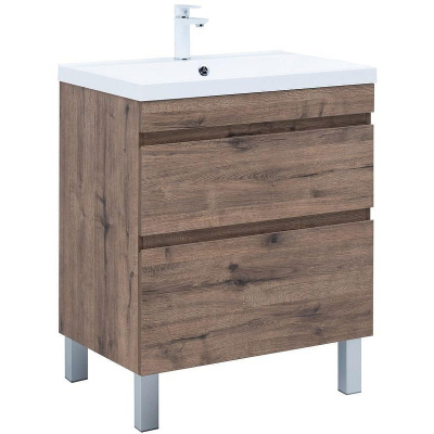 Тумба под раковину Aquanet Нота New 75 344142 Дуб веллингтон табак