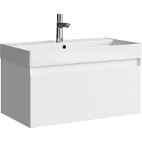 Тумба под раковину Aqwella Geometria 80 GE01081WM подвесная Белая матовая, купить, цена, заказать, магазин, доставка, скидка, промокод, купить, цена, заказать, магазин, доставка, скидка, промокод