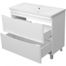 Тумба с раковиной Misty Атлантик 100 УТ000012714 Белая, купить, цена, заказать, магазин, доставка, скидка, промокод, купить, цена, заказать, магазин, доставка, скидка, промокод