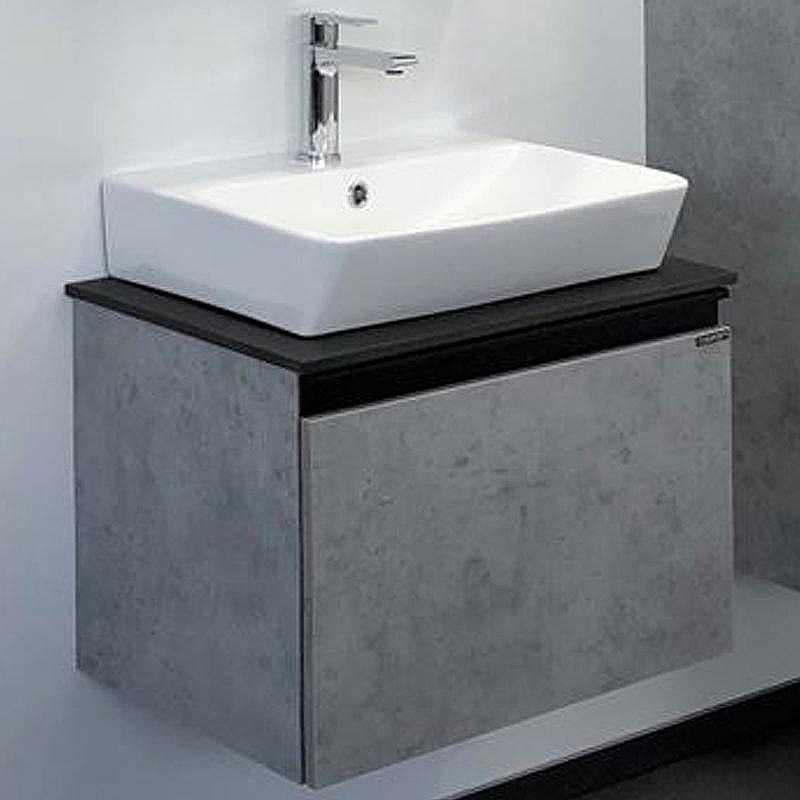 Тумба с раковиной Comforty Эдинбург 60 00-00001928 подвесная Бетон светлый, купить, цена, заказать, магазин, доставка, скидка, промокод, купить, цена, заказать, магазин, доставка, скидка, промокод