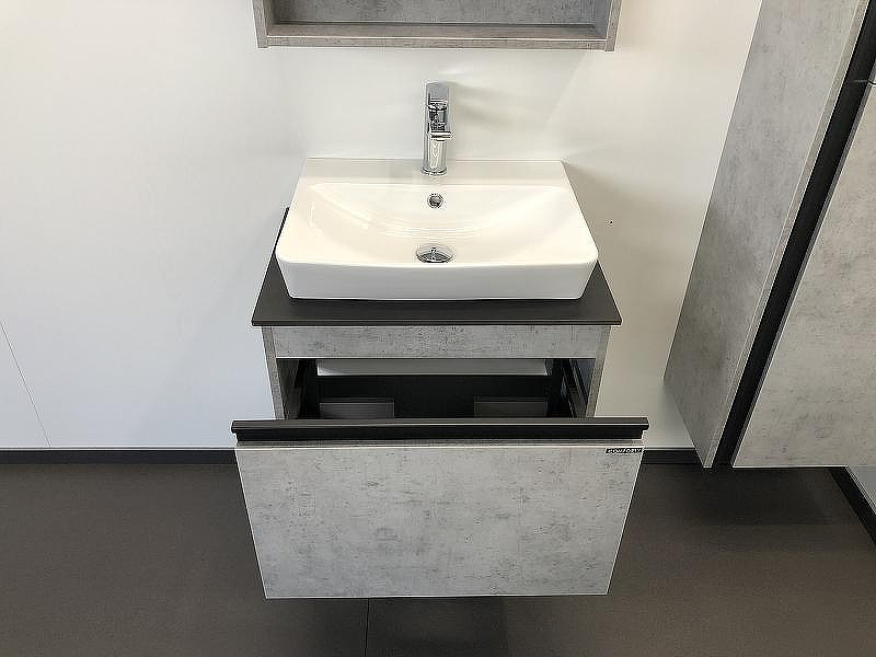 Тумба с раковиной Comforty Эдинбург 60 00-00001928 подвесная Бетон светлый, купить, цена, заказать, магазин, доставка, скидка, промокод, купить, цена, заказать, магазин, доставка, скидка, промокод