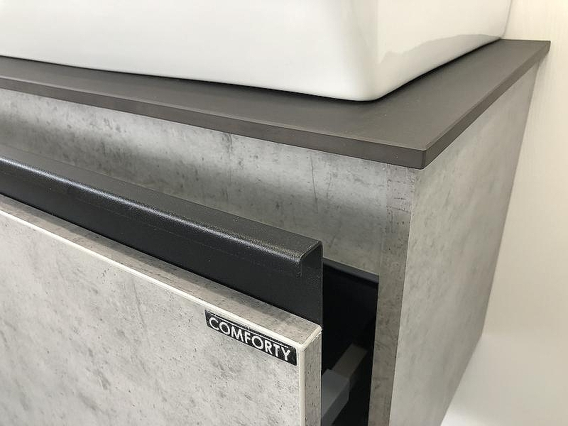 Тумба с раковиной Comforty Эдинбург 60 00-00001928 подвесная Бетон светлый, купить, цена, заказать, магазин, доставка, скидка, промокод, купить, цена, заказать, магазин, доставка, скидка, промокод