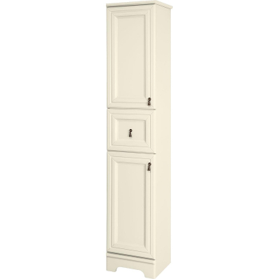 Шкаф пенал Misty Лувр 35 L П-Лвр04035-1014Л Слоновая кость