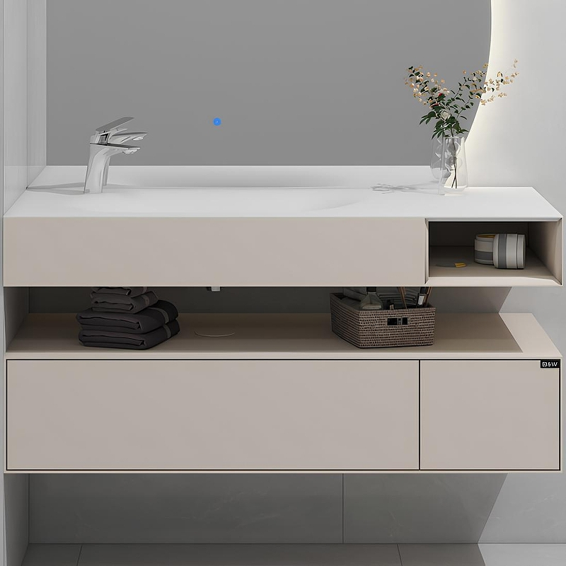 Тумба с раковиной Black&White Universe U955.1200L 120 9551200L подвесная Khaki Matt, купить, цена, заказать, магазин, доставка, скидка, промокод, купить, цена, заказать, магазин, доставка, скидка, промокод