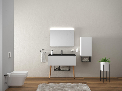 Подвесной шкаф Creavit Zeon 40 ZE2070.00.BB цвет Белый