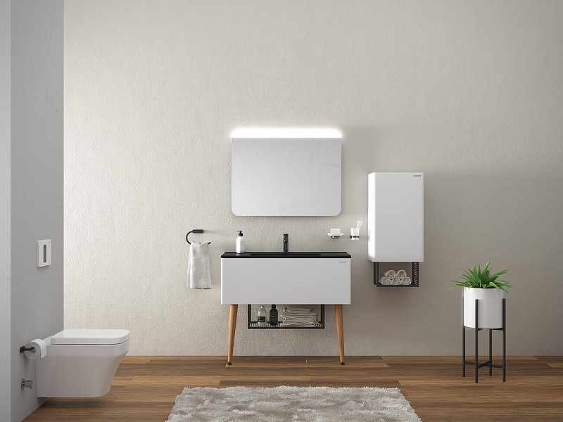 Подвесной шкаф Creavit Zeon 40 ZE2070.00.BB цвет Белый, купить, цена, заказать, магазин, доставка, скидка, промокод, купить, цена, заказать, магазин, доставка, скидка, промокод