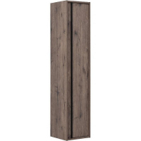 Шкаф пенал Aquanet Lino 35 253914 подвесной Дуб веллингтон, купить, цена, заказать, магазин, доставка, скидка, промокод, купить, цена, заказать, магазин, доставка, скидка, промокод
