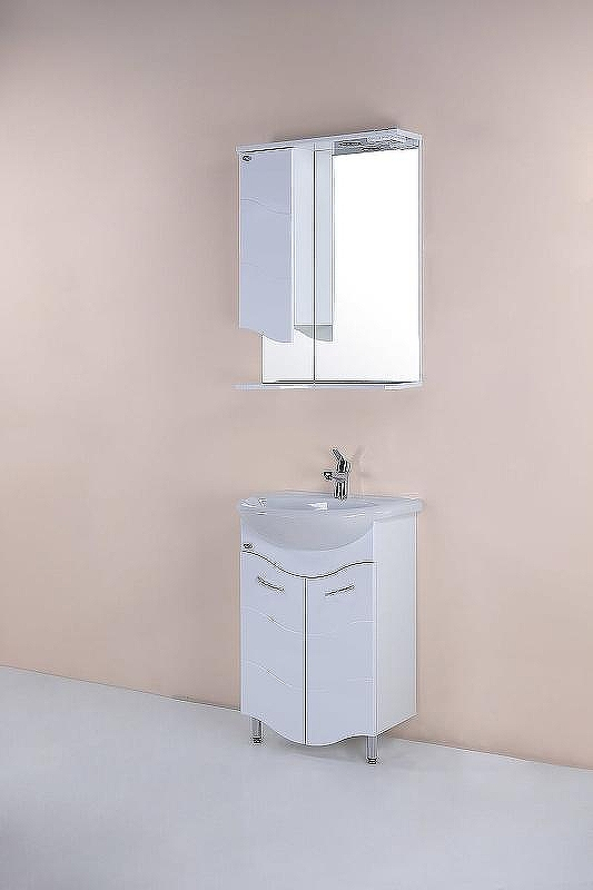 Зеркало со шкафом Onika Лайн 48.01 204802 с подсветкой Белое, купить, цена, заказать, магазин, доставка, скидка, промокод, купить, цена, заказать, магазин, доставка, скидка, промокод