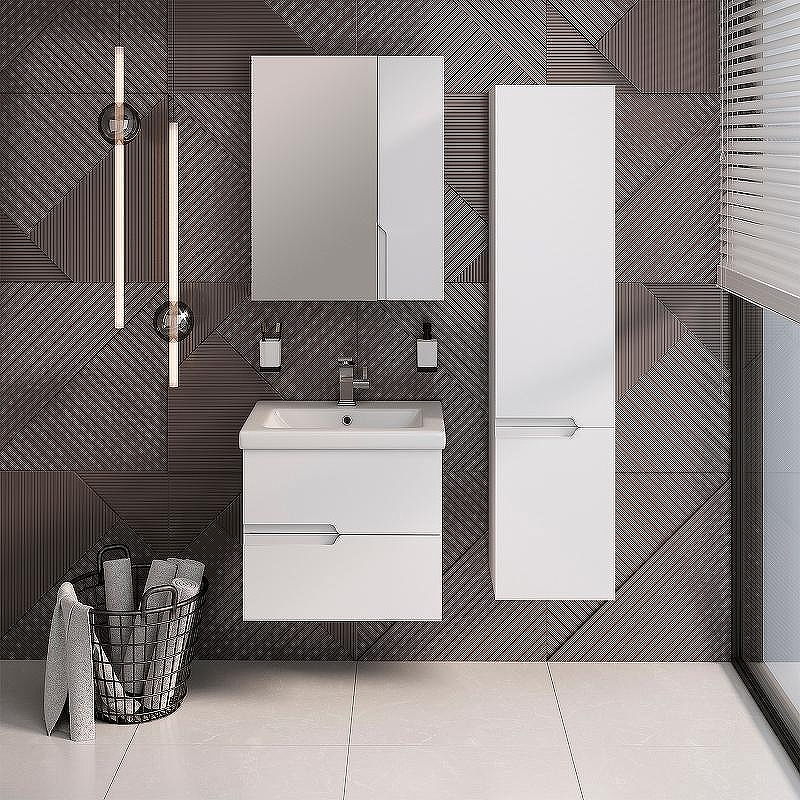 Шкаф пенал Runo Стокгольм 35 R 00-00001125 подвесной Белый, купить, цена, заказать, магазин, доставка, скидка, промокод, купить, цена, заказать, магазин, доставка, скидка, промокод