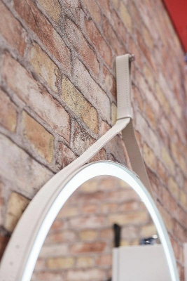 Зеркало Art&Max Milan AM-Mil-1000-DS-F с подсветкой с сенсорным выключателем Белое