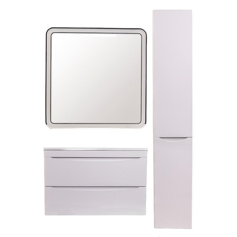 Тумба под раковину Style Line Бергамо 80 СС-00002322 подвесная Белая антискрейч, купить, цена, заказать, магазин, доставка, скидка, промокод, купить, цена, заказать, магазин, доставка, скидка, промокод