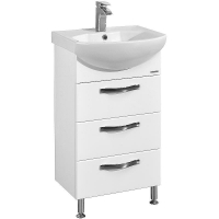 Тумба под раковину Aquaton Ария 50 Н 1A140201AA010 Белая, купить, цена, заказать, магазин, доставка, скидка, промокод, купить, цена, заказать, магазин, доставка, скидка, промокод