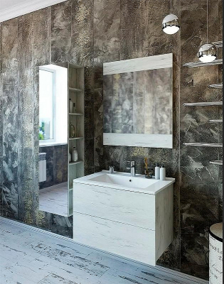 Зеркало Sanflor Чикаго 75/2 С0001318 Дуб крафт белый