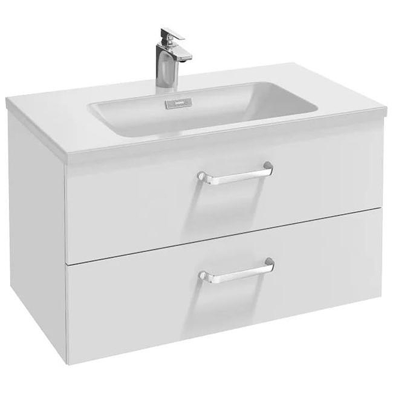 Тумба под раковину Jacob Delafon Vox 80 EB2078-R1-N18 подвесная Белая, купить, цена, заказать, магазин, доставка, скидка, промокод, купить, цена, заказать, магазин, доставка, скидка, промокод