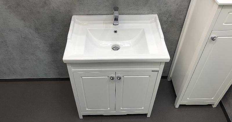 Тумба с раковиной Comforty Тбилиси 70 00003132629 Белая, купить, цена, заказать, магазин, доставка, скидка, промокод, купить, цена, заказать, магазин, доставка, скидка, промокод