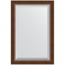 Зеркало Evoform Exclusive 92х62 BY 1177 с фацетом в багетной раме - Орех 65, купить, цена, заказать, магазин, доставка, скидка, промокод, купить, цена, заказать, магазин, доставка, скидка, промокод