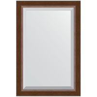 Зеркало Evoform Exclusive 92х62 BY 1177 с фацетом в багетной раме - Орех 65, купить, цена, заказать, магазин, доставка, скидка, промокод, купить, цена, заказать, магазин, доставка, скидка, промокод