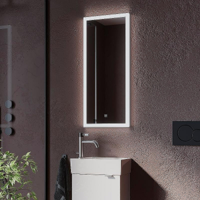 Зеркало Sancos Polo 35 PL35 с подсветкой с сенсорным выключателем