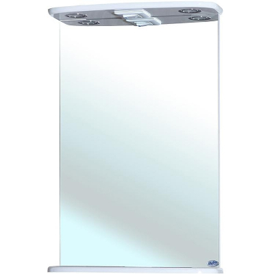 Зеркало Bellezza Магнолия 50 с подсветкой Белое