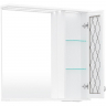 Зеркало со шкафом Volna Milena 70 R zsMLN70.R-01 с подсветкой Белое, купить, цена, заказать, магазин, доставка, скидка, промокод, купить, цена, заказать, магазин, доставка, скидка, промокод