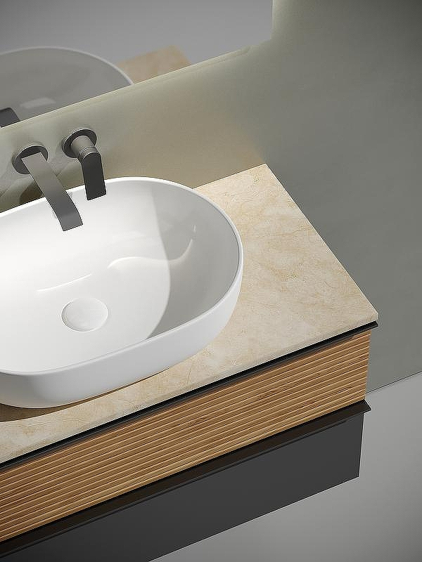 Тумба под раковину Sancos Delta 100 DL100GR подвесная Дуб красный Графит, купить, цена, заказать, магазин, доставка, скидка, промокод, купить, цена, заказать, магазин, доставка, скидка, промокод