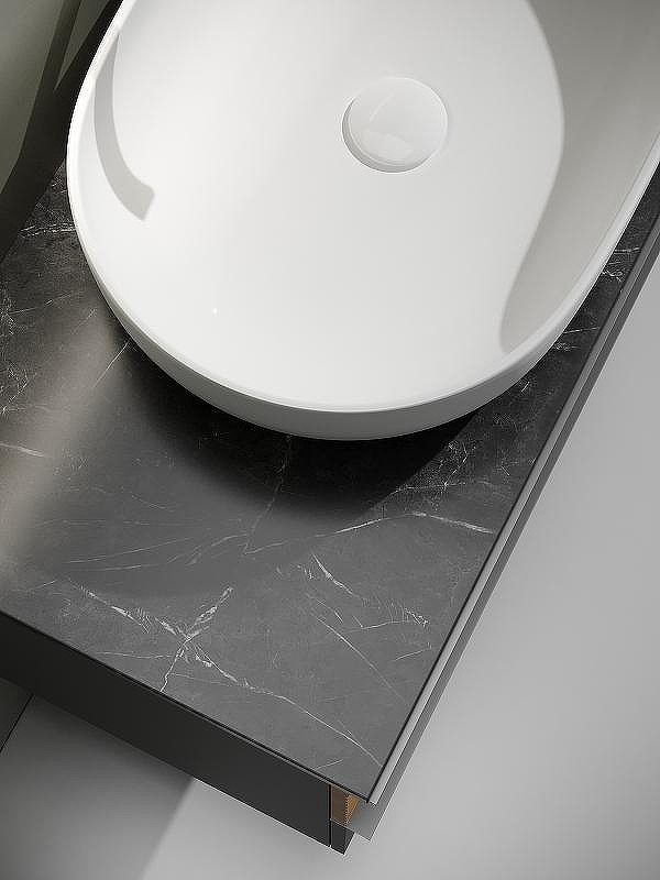 Тумба под раковину Sancos Delta 100 DL100GR подвесная Дуб красный Графит, купить, цена, заказать, магазин, доставка, скидка, промокод, купить, цена, заказать, магазин, доставка, скидка, промокод