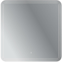Зеркало Cezares Duet 80 CZR-SPC-DUET-800-800-LED-TCH с подсветкой с лазерной гравировкой и сенсорным выключателем, купить, цена, заказать, магазин, доставка, скидка, промокод, купить, цена, заказать, магазин, доставка, скидка, промокод