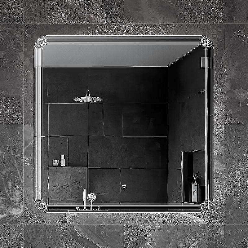 Зеркало Cezares Duet 80 CZR-SPC-DUET-800-800-LED-TCH с подсветкой с лазерной гравировкой и сенсорным выключателем, купить, цена, заказать, магазин, доставка, скидка, промокод, купить, цена, заказать, магазин, доставка, скидка, промокод