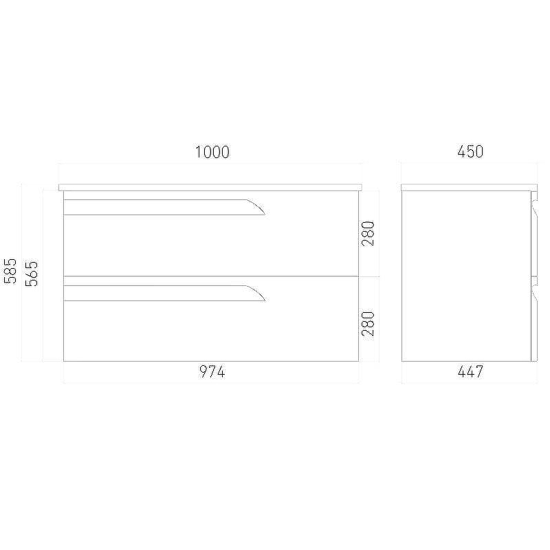 Тумба под раковину Laparet Atlas 100 LA-WCAB-100-122 подвесная Белая матовая, купить, цена, заказать, магазин, доставка, скидка, промокод, купить, цена, заказать, магазин, доставка, скидка, промокод