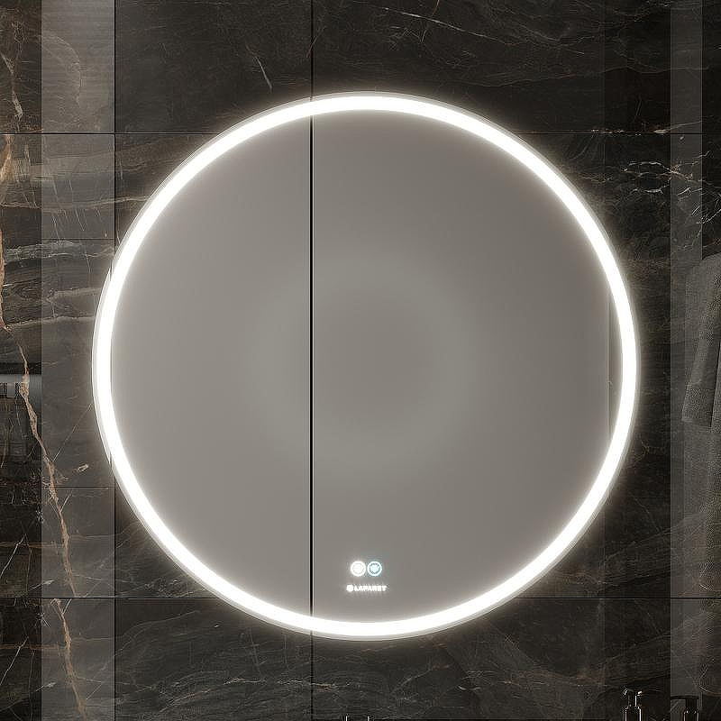 Зеркало Laparet Electra 70 electra.D70 с подсветкой с сенсорным выключателем и подогревом, купить, цена, заказать, магазин, доставка, скидка, промокод, купить, цена, заказать, магазин, доставка, скидка, промокод