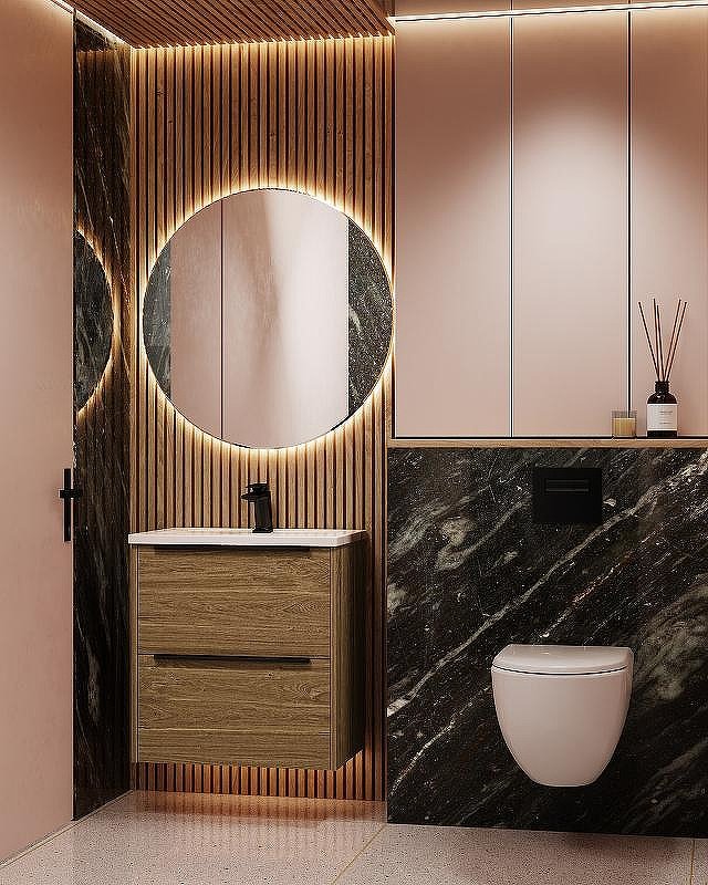 Тумба под раковину WellWant Rovero 60 WWTRN0611EB подвесная Дуб, купить, цена, заказать, магазин, доставка, скидка, промокод, купить, цена, заказать, магазин, доставка, скидка, промокод