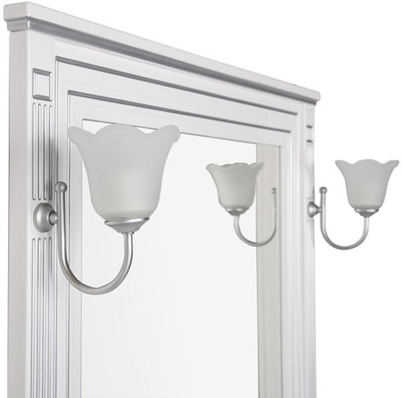 Зеркало Aquanet Паола 90 181769 Белое серебро, купить, цена, заказать, магазин, доставка, скидка, промокод, купить, цена, заказать, магазин, доставка, скидка, промокод