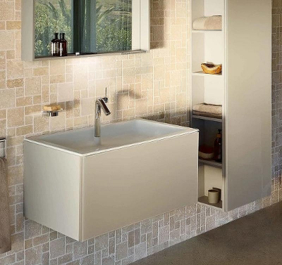 Тумба под раковину Keuco Plan 80 32962180000 подвесная Кашемир