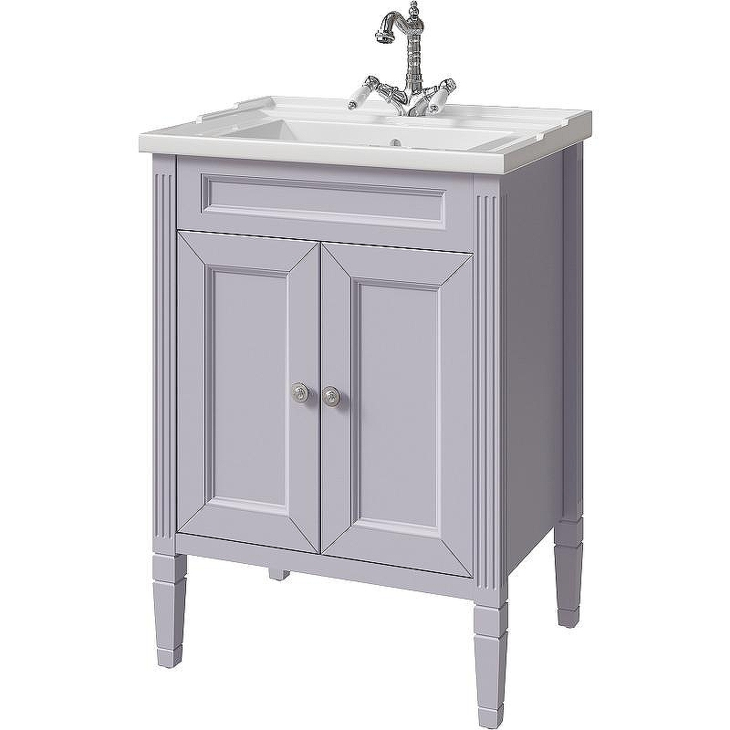 Тумба под раковину Caprigo Albion Concept 60 34010-SF028 Серая матовая, купить, цена, заказать, магазин, доставка, скидка, промокод, купить, цена, заказать, магазин, доставка, скидка, промокод