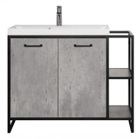 Тумба под раковину Style Line Лофт Classic 80/100 Бетон, купить, цена, заказать, магазин, доставка, скидка, промокод, купить, цена, заказать, магазин, доставка, скидка, промокод