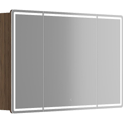 Зеркальный шкаф Sancos Mirror 120 MI120ECH с подсветкой Дуб чарльстон