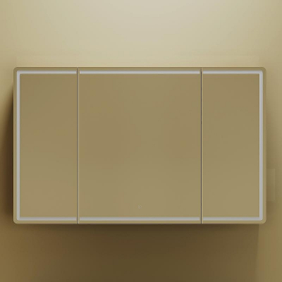 Зеркальный шкаф Sancos Mirror 120 MI120ECH с подсветкой Дуб чарльстон