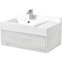 Тумба под раковину Aquaton Сакура 80 1A236401SKW80 подвесная Ольха наварра Белый глянец, купить, цена, заказать, магазин, доставка, скидка, промокод, купить, цена, заказать, магазин, доставка, скидка, промокод