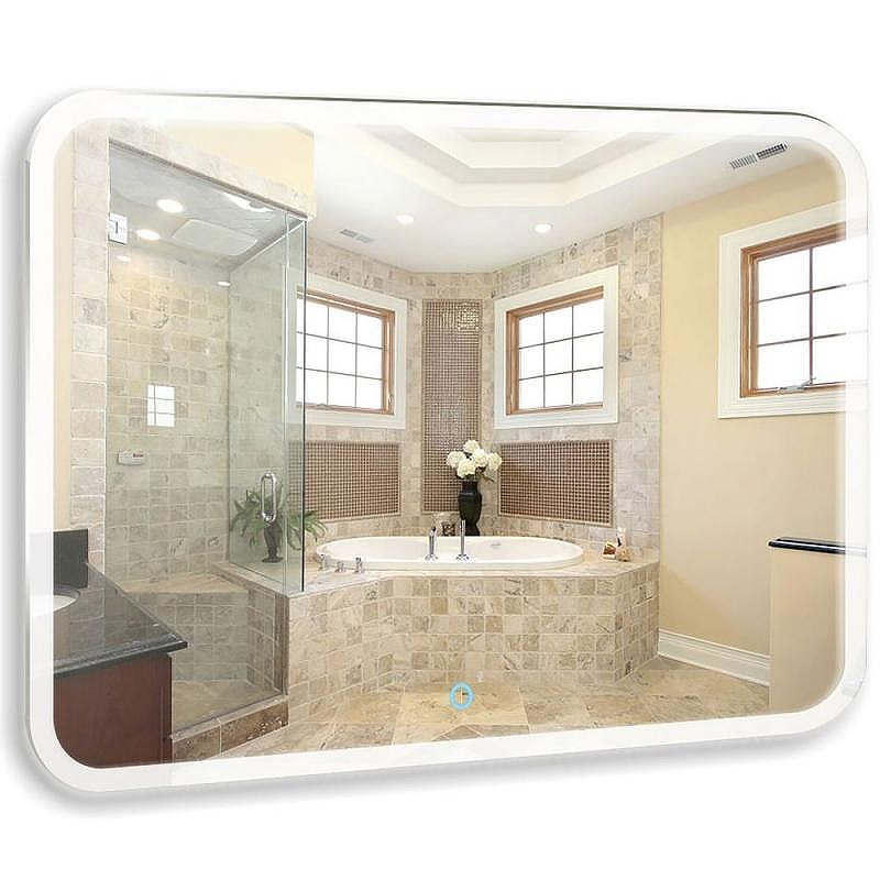 Зеркало Mixline Премьер Стив 92 530910 с подсветкой с сенсорным выключателем и пескоструйным рисунком, купить, цена, заказать, магазин, доставка, скидка, промокод, купить, цена, заказать, магазин, доставка, скидка, промокод