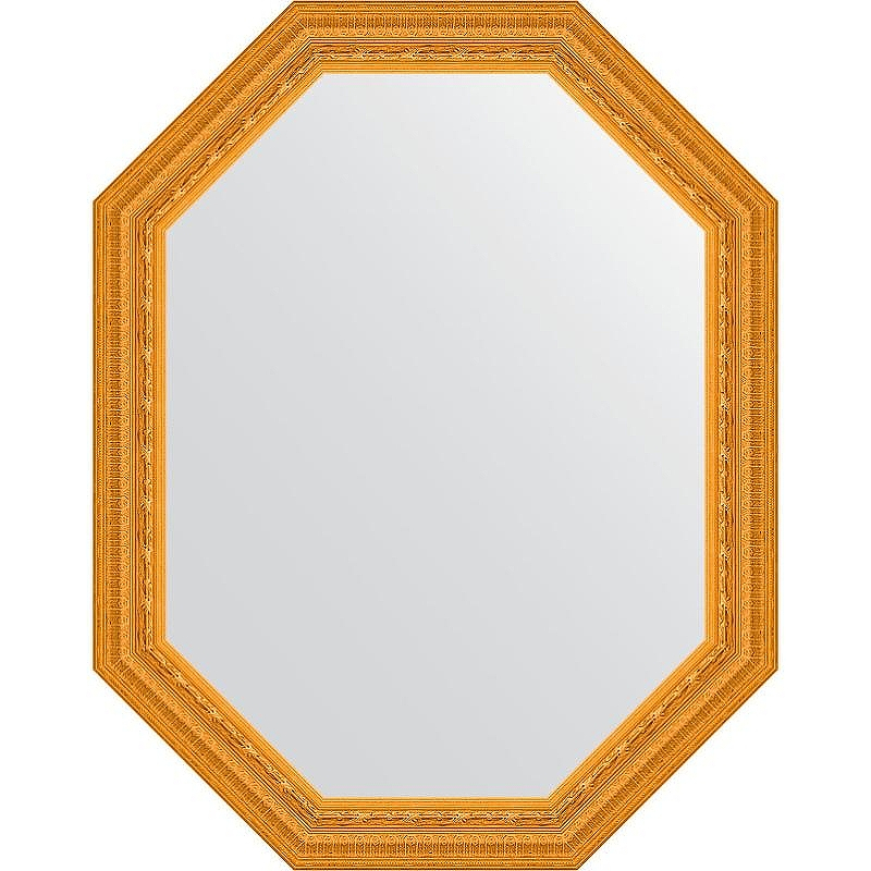 Зеркало Evoform Octagon 74x94 BY 7136 в багетной раме - Сусальное золото 80, купить, цена, заказать, магазин, доставка, скидка, промокод, купить, цена, заказать, магазин, доставка, скидка, промокод