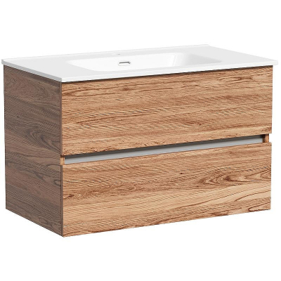 Тумба под раковину Sancos Urban 80 UR80ECH подвесная Дуб чарльстон
