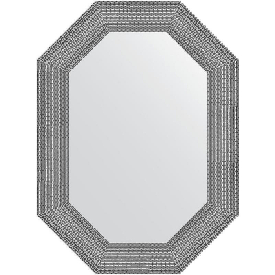 Зеркало Evoform Polygon 76х56 BY 7289 в багетной раме - Серебряная кольчуга 88